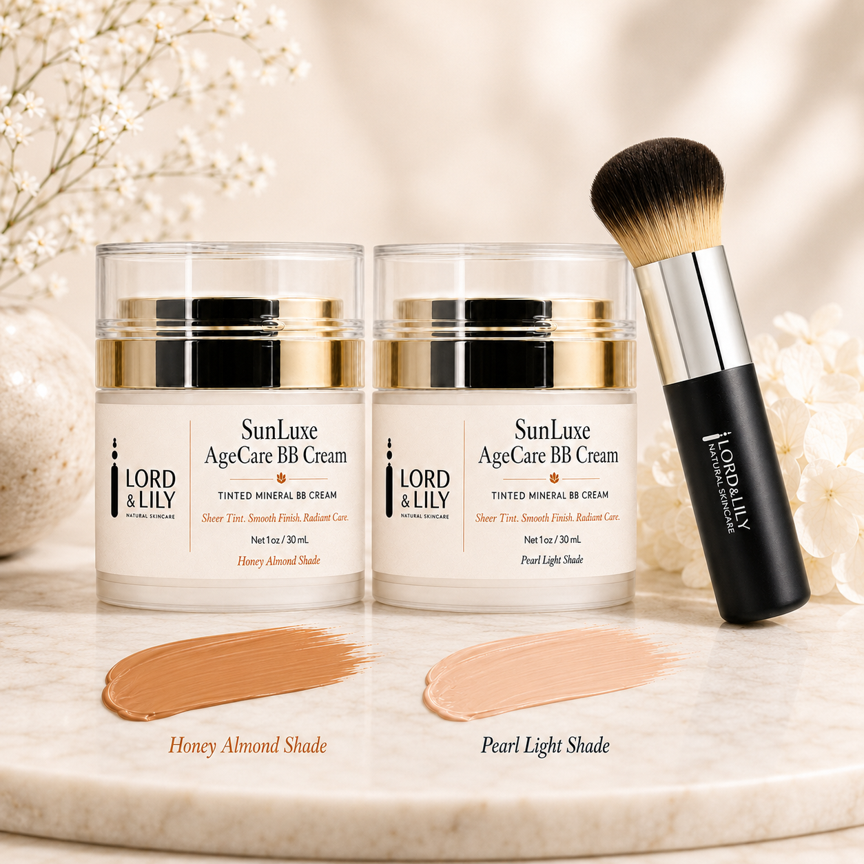 SunLuxe AgeCare BB Cream & Luxurious Brush